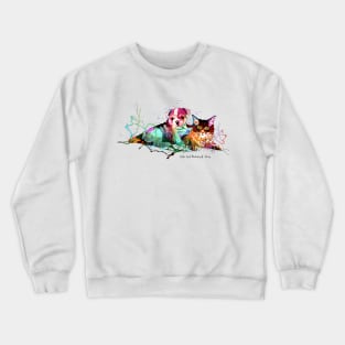 Little Lord Bouledog And Katy Crewneck Sweatshirt